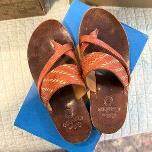 Calleen Cordero Studded Leather Thong Sandals